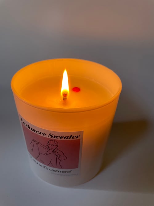 Image of Cashmere Sweater (Red Dot) Scented Candle
