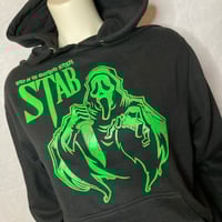 Image 1 of Unisex “Ghostface Stab” Black Hoodie