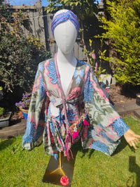 Image 2 of Pefkos co ord sarong set -palms pastels