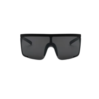 Black Moon Oversized Wrap Around Sunglasses