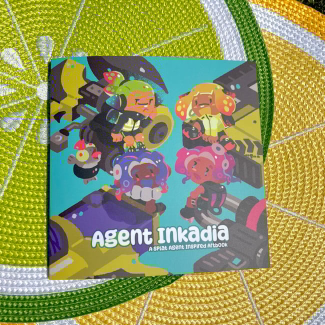 🍋 AGENT INKADIA Shooting Starfish ~ ARTBOOK 7x7 INCH