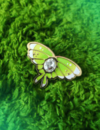 Image 7 of Fae Moth Hard Enamel pin