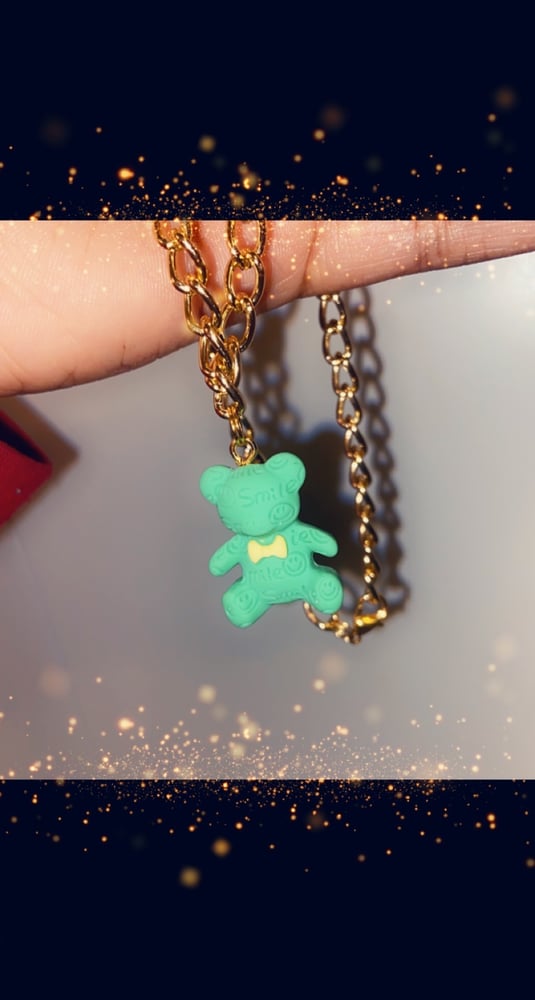 Image of teddy bear necklaces