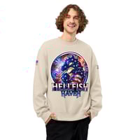 Image 8 of Oversized USA 250 Patriotic Hellfish Haven heavyweight sweatshirt