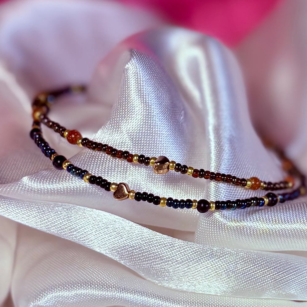 Twin Flames Anklet Duo