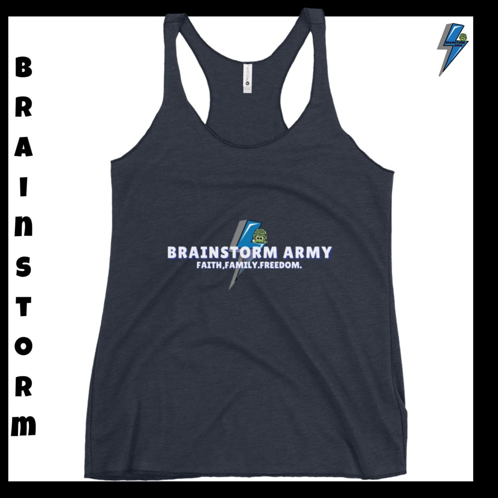 Brainstorm Army Women's Racerback Tank