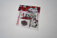 Image of Travis Was Here Deluxe Sticker Pack *Pin included