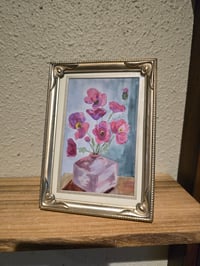 Image 1 of Poppies in Watercolor Framed Print