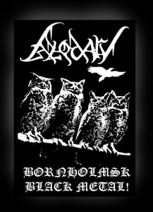 Image of BLODARV Sew-on Patch "Bornholmsk Black Metal"