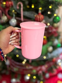 Image 3 of 17 oz Macaroon Glass mug