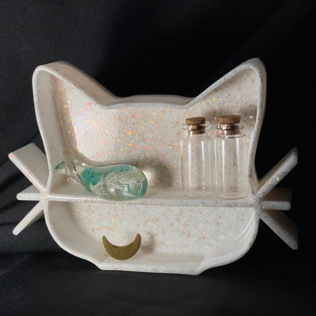 Mini Kitty Shelf/ Trinket Tray 