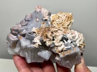Image 3 of QR Code Fluorite & Barite Specimen #2586