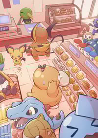 Pokémon Konbini Print
