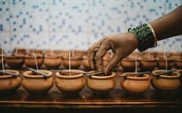 Image 2 of Dalit Candle - mini clay pot