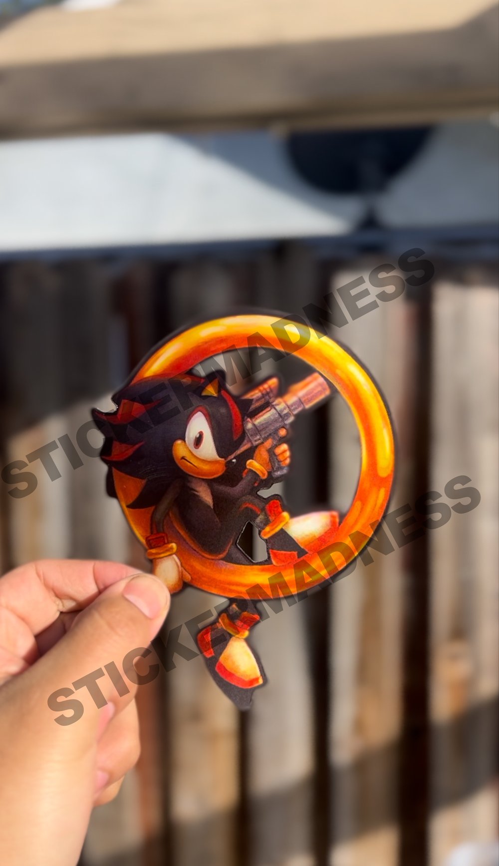 Sonic/Shadow sticker