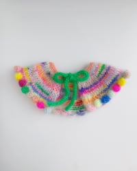 Image 3 of Sofie and Iris Scrap Mohair Bubble Collar - Custom Order