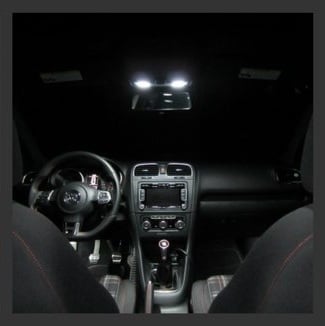 Image of 11pc Complete Interior LED Kit ERROR FREE Fits: 09-up Volkswagen MK6 GTI/Golf