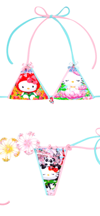 Image 2 of Flowers & panda