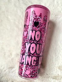 Image 2 of Pink Ghost Snowglobe Tumbler 