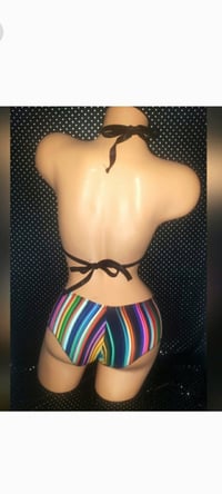 Image 4 of Multicolor Thong Bikini