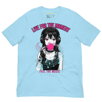 Image 4 of FEEL THE MUSIC TEE - LIVE FOR THE MOMENT