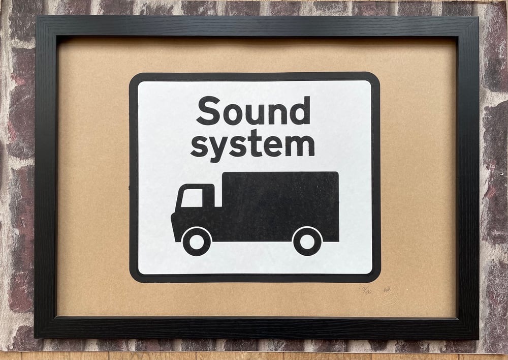 Image of SOUND SYSTEM A2 SCREEN PRINT