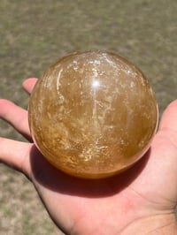 Image 6 of Honey Calcite Sphere #2638