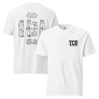 PEQ BOX white heavyweight t-shirt