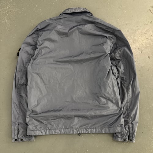 Image of AW 2022 Stone Island Nylon Gamenet Dyed overshirt, size medium