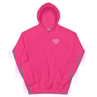 Image 23 of HOT GIRLS HAVE HEART HOODIE - HOT PINK