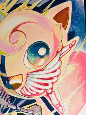 Image of Original Art:  Jap Style “Dissected Monster” Poster  Series -  Jiggly Puff // Sineko So