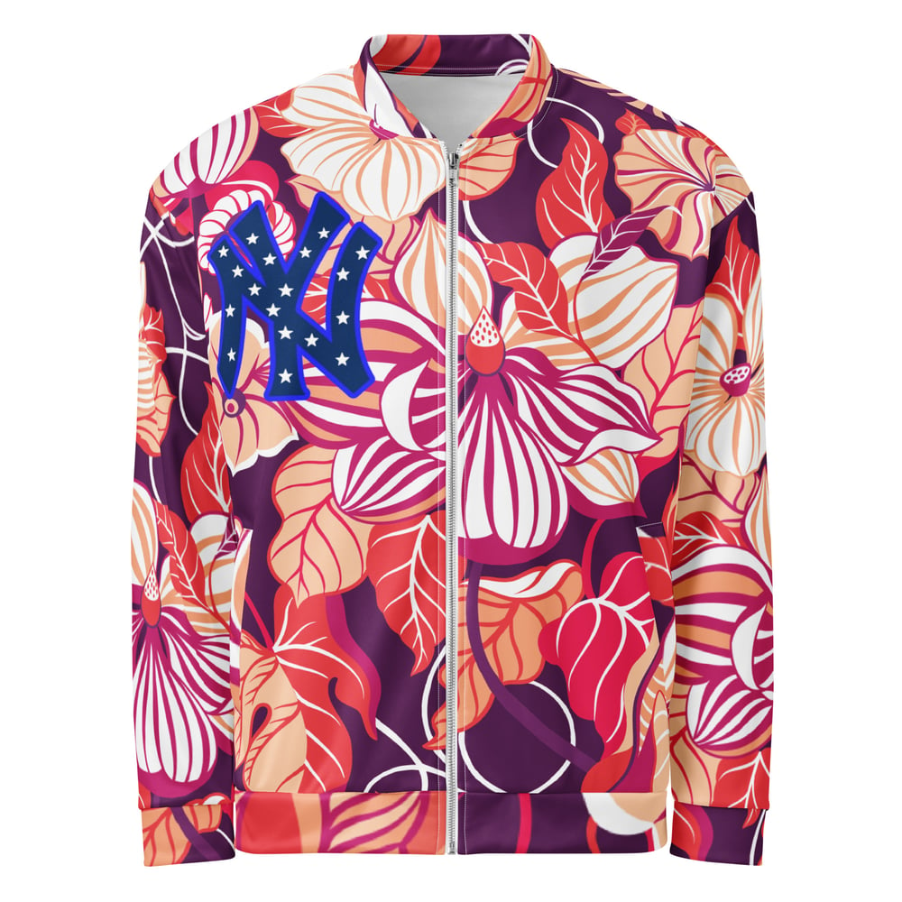 ZEN EXP - Floral Yankees Unisex Bomber Jacket