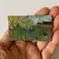 Walking to town on a spring day