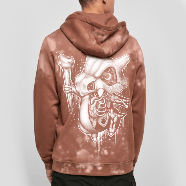 #104 Anatomy Fawn Bleached Hoodie