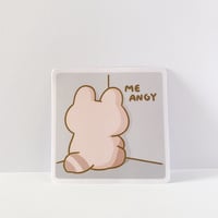 Me Angy | Glitter Vinyl Sticker