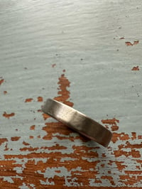 Image 1 of 4mm wide 18k white gold wedding band