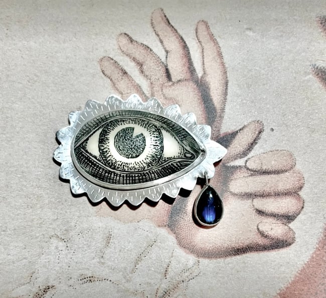 ALWAYS WATCHED OVER BROOCH 