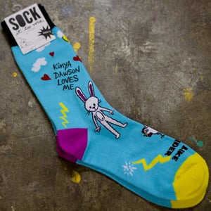 Image of Kimya Dawson Loves Me/Walk Like Thunder Socks