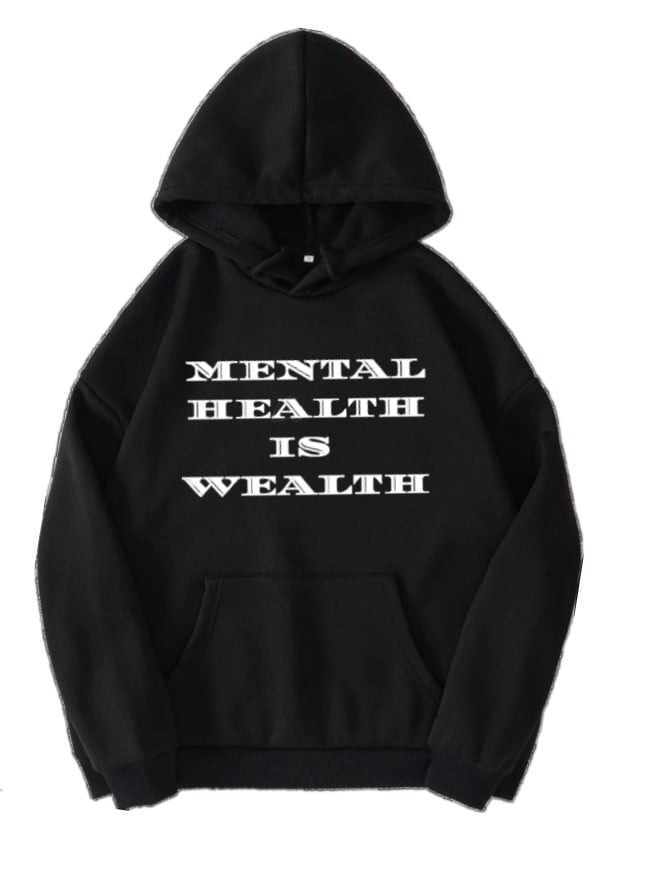 Image of KALVIARI MENTAL WEALTH PULLOVER HOODIE
