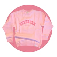 "GUERRERA" pink crewneck