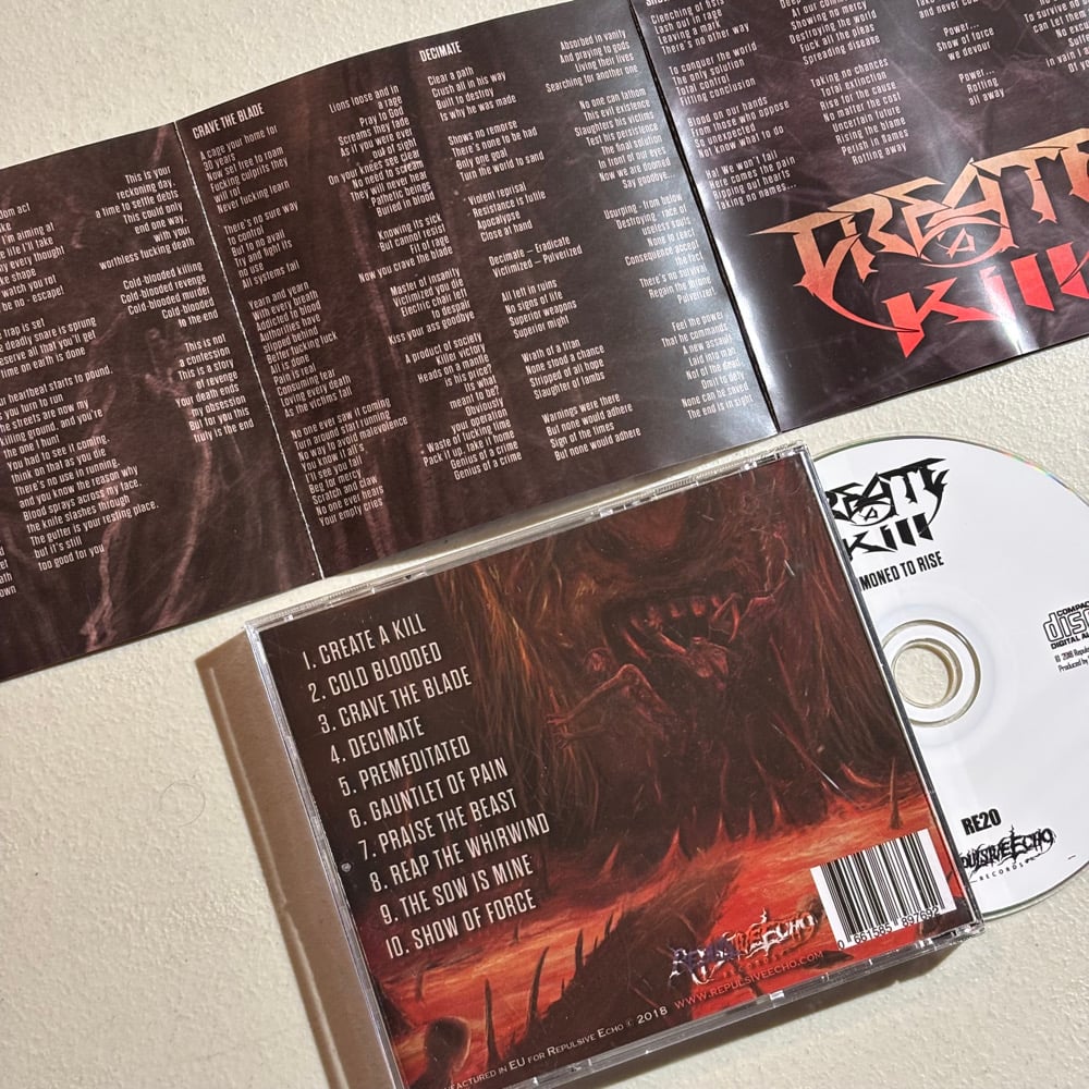 Create A Kill - "Summoned To Rise" CD