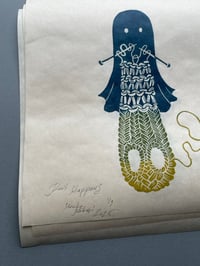 Image 5 of Knit Happens - Lino Print