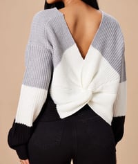 Image 3 of Got Me Twisted Sweater 