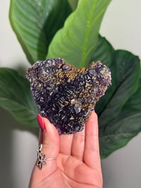 Image 1 of NATURAL RAINBOW IRIDESCENT CUBIC FLUORITE -CHINA- J