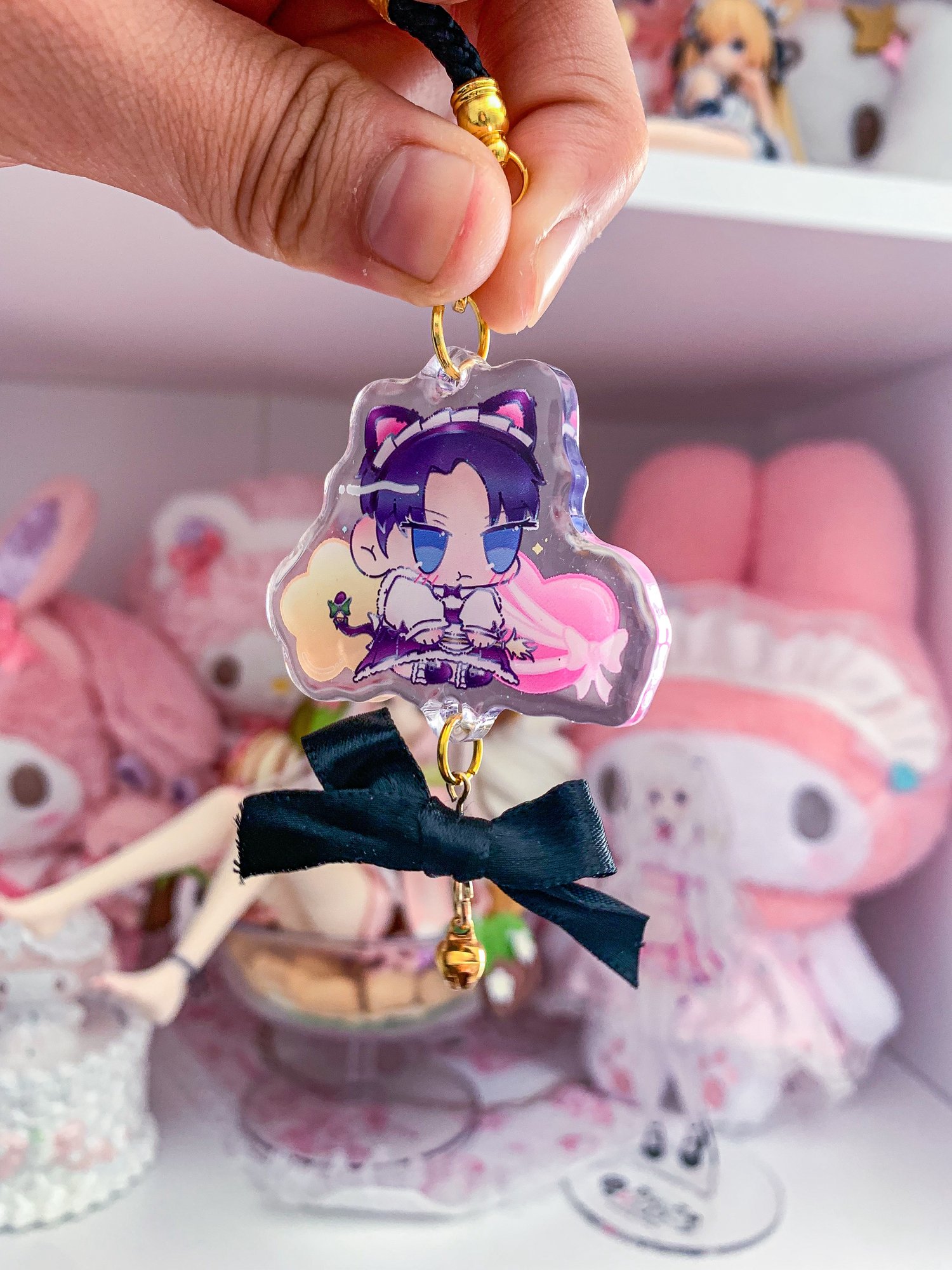 Image of Cat Maid Levi | Acrylic Charm