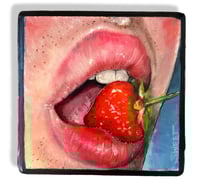 Image 1 of “SWEET” ORIGINAL PAINTING BY NIKITA ROSALIND 8”x8”