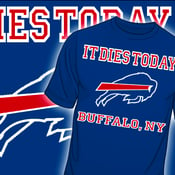 Image of IT DIES TODAY "BUFFALO" T-SHIRT