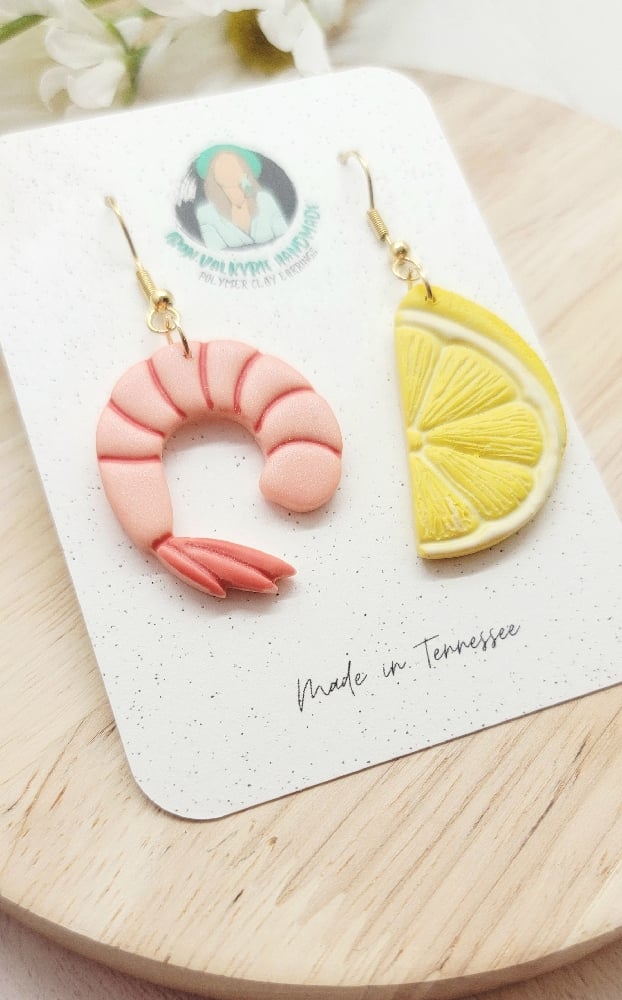 Image of Citrus + Shell Dangles