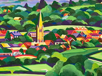 Image 4 of Dorking Town from Ranmore Common