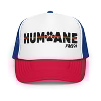 Image 3 of Humane paw Foam trucker hat